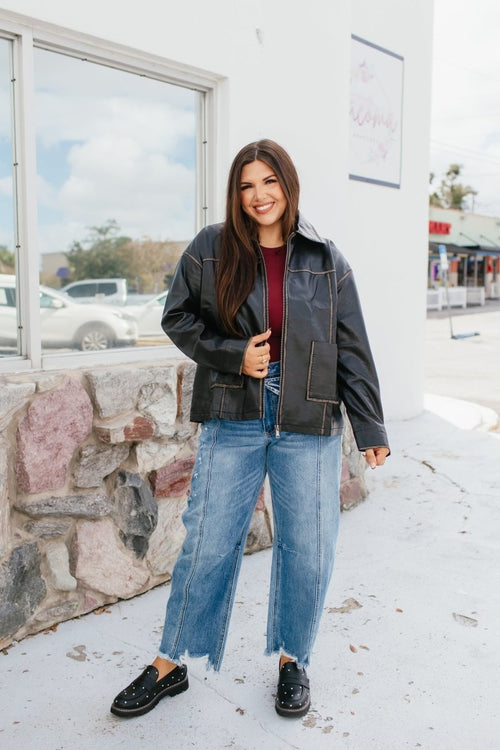 Everyday Rebel Jacket In Black - Macoma Boutique240 Jackets/Blazers