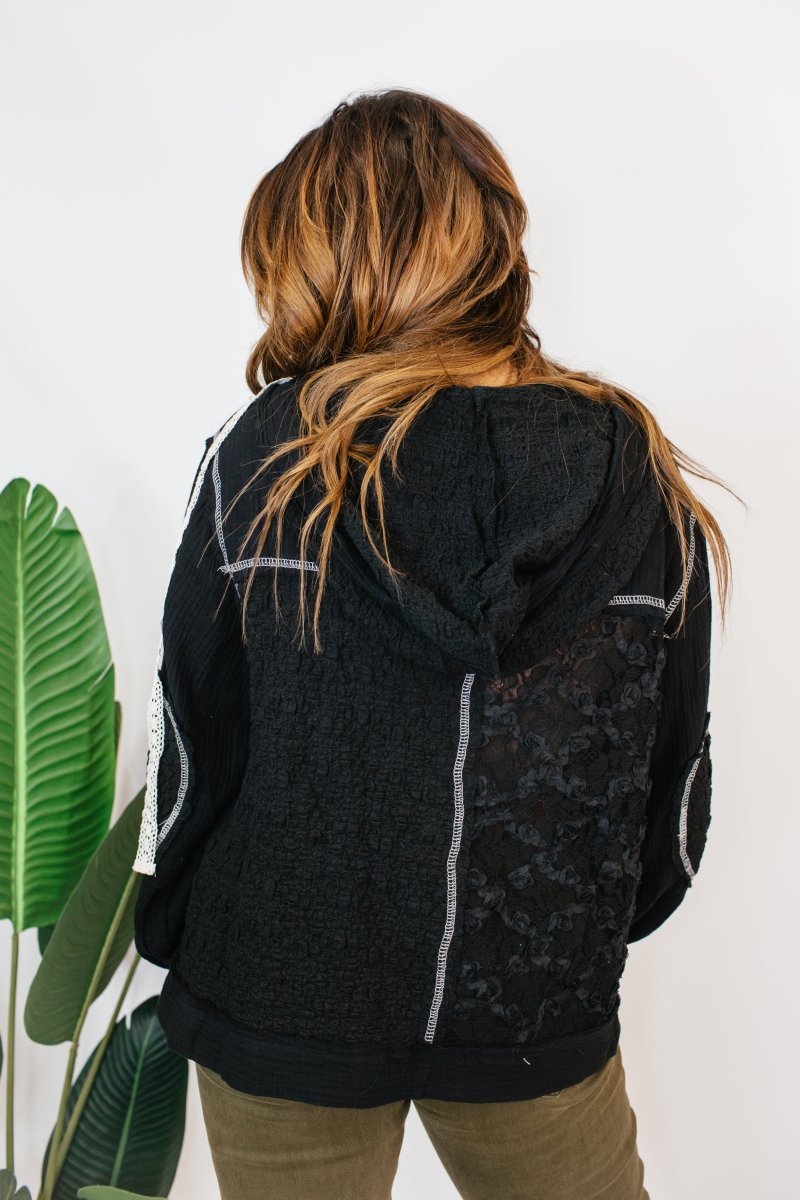 Everything Has A Season Jacket in Black - Macoma Boutique240 Jackets/Blazers