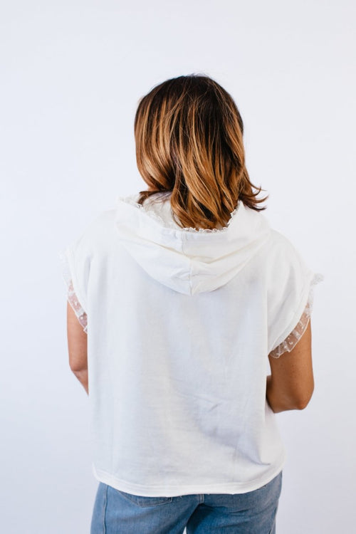 Fabulous Flag Hoodie Top - FINAL SALE - Macoma Boutique100 Short Sleeve