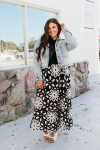 Falling Florals Skirt Reg/Curvy
