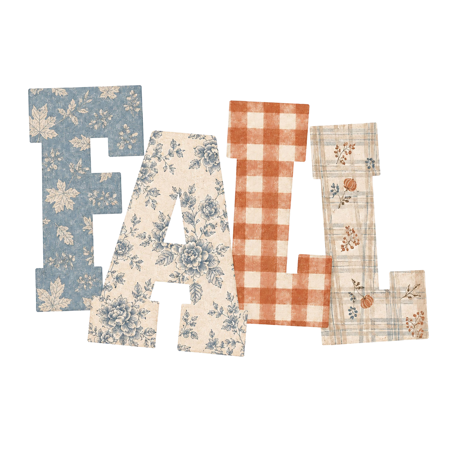 Fall Patches Graphic Pullover - FINAL SALE