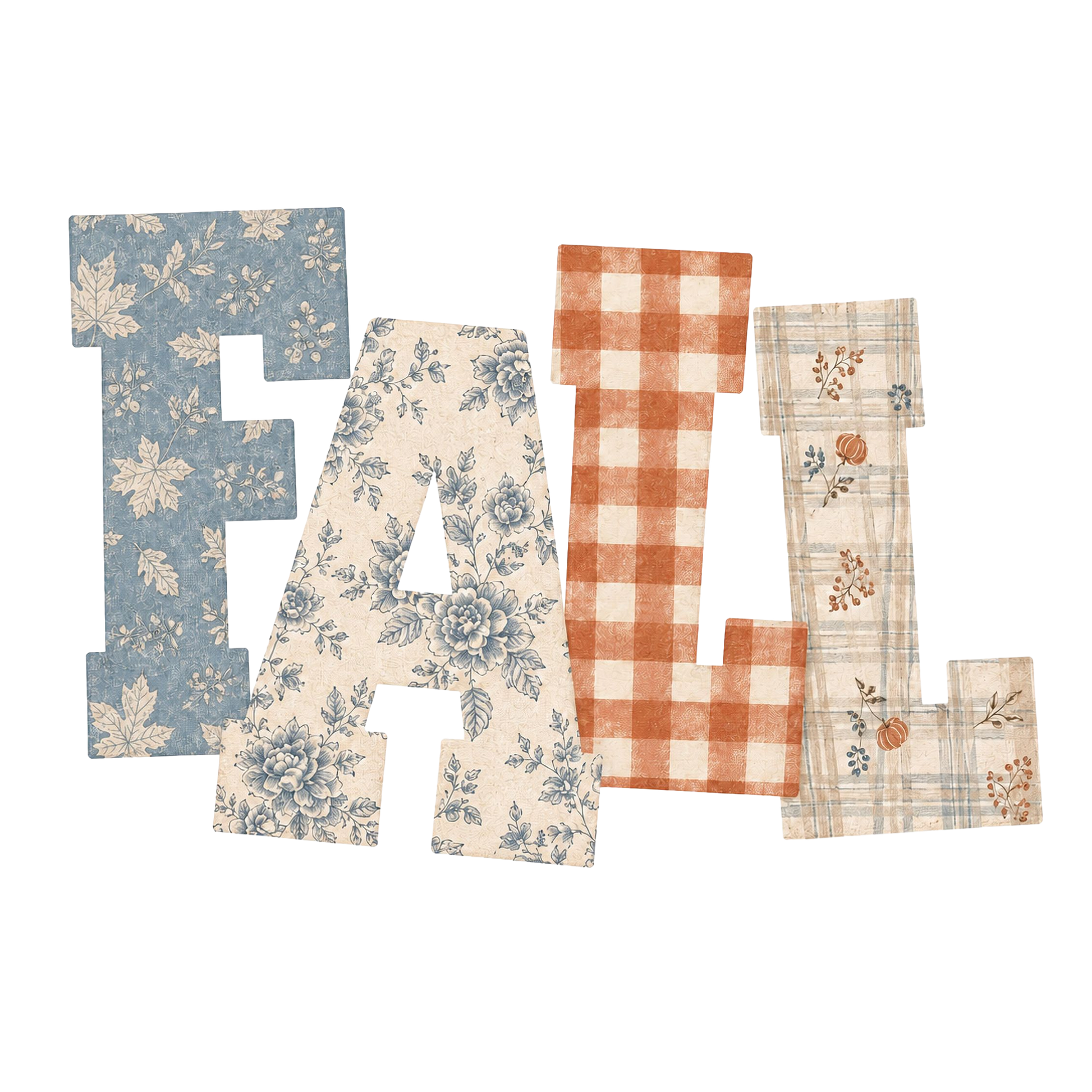Fall Patches Graphic Pullover - FINAL SALE