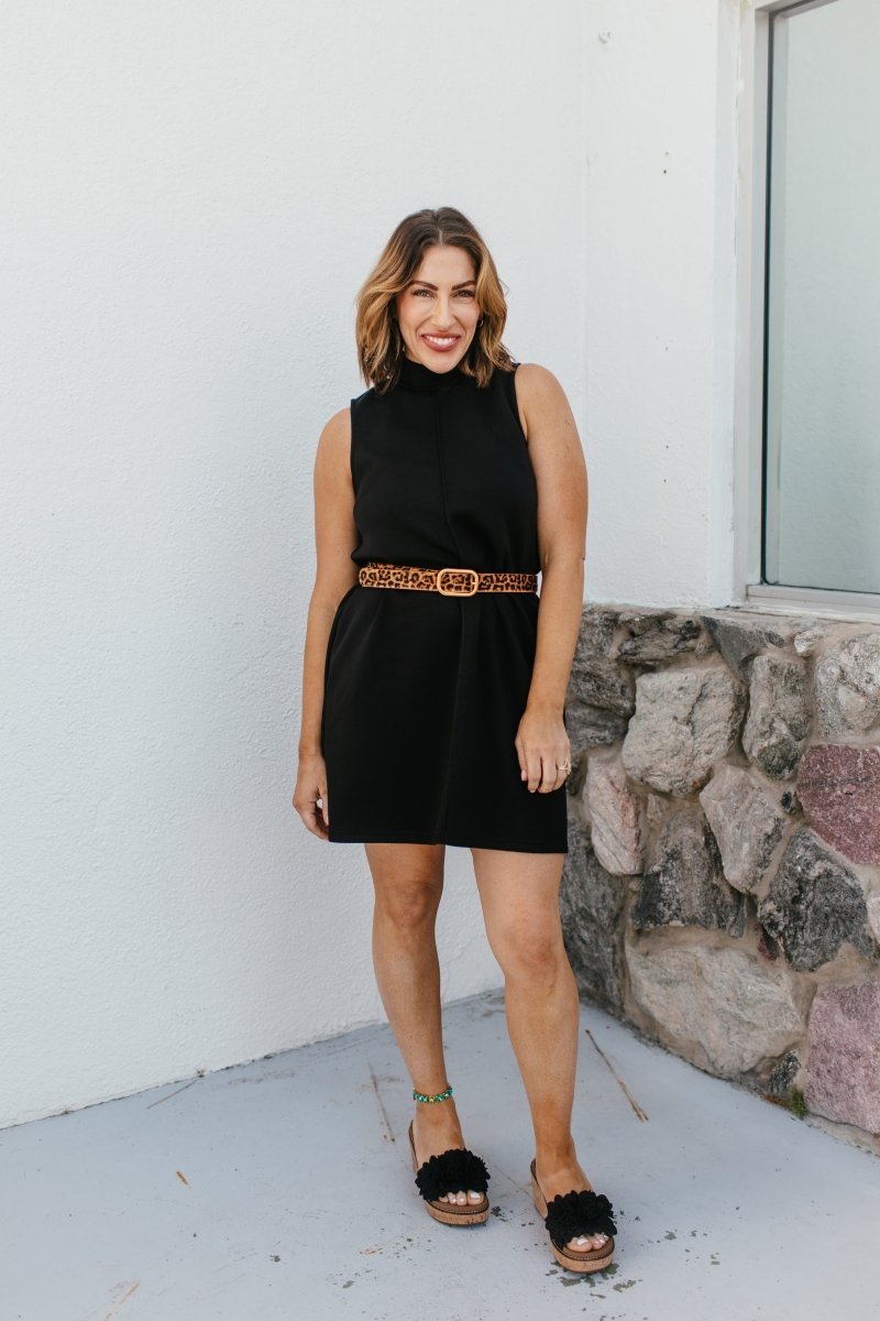 Fashion Icon Dress In Black - Macoma Boutique250 Dresses