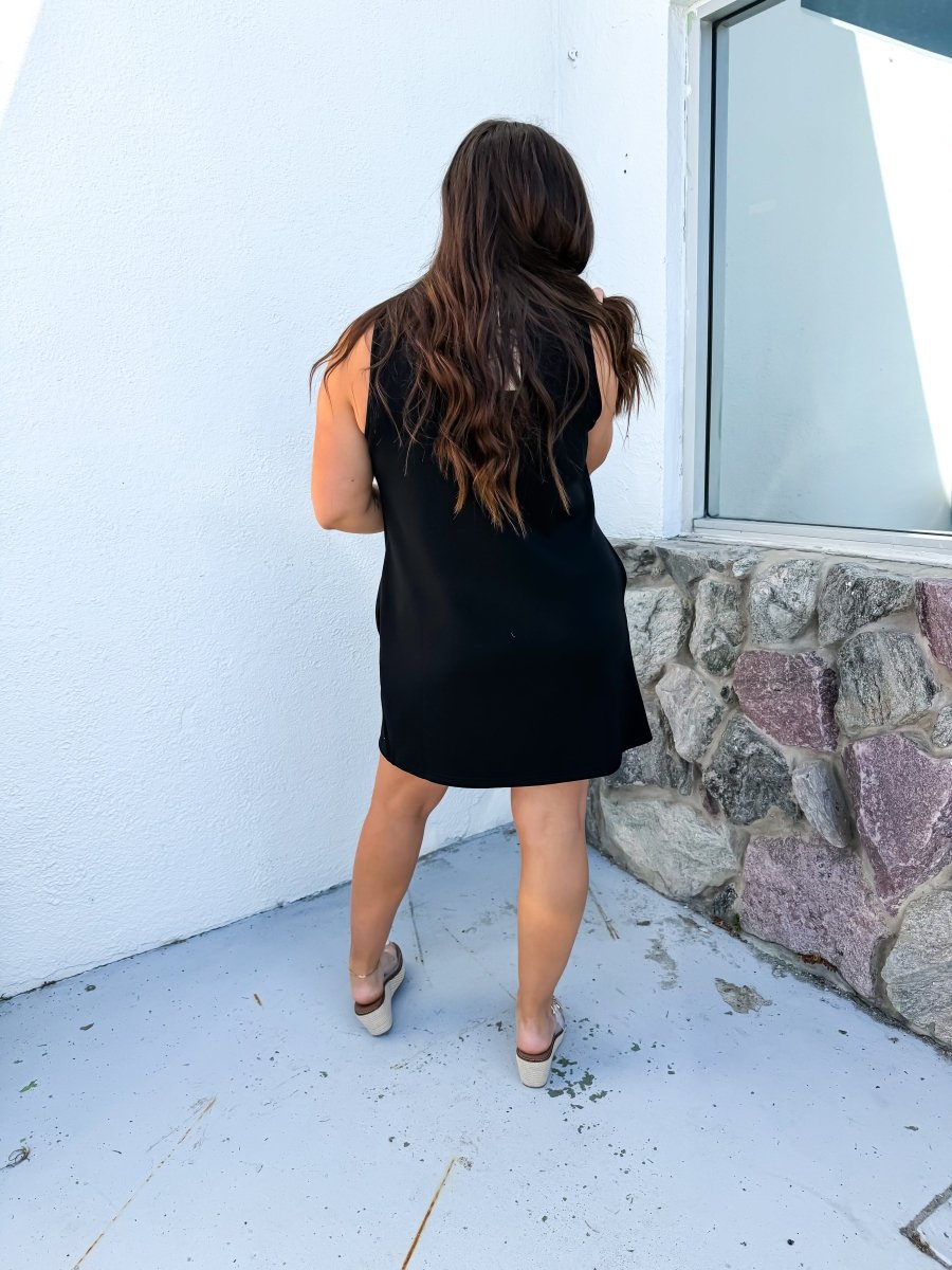 Fashion Icon Dress In Black - Macoma Boutique250 Dresses