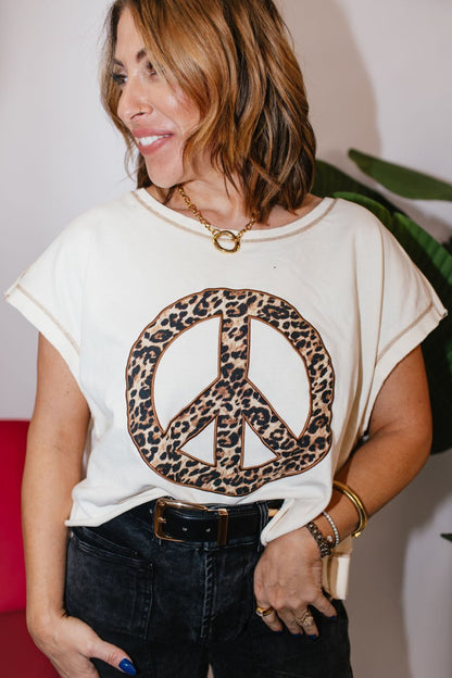 Feel The Peace Top - Macoma Boutique140 Graphic Tees