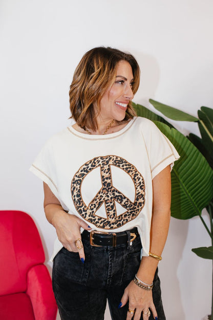 Feel The Peace Top - Macoma Boutique140 Graphic Tees