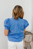 Feeling Blue Top - Macoma Boutique100 Short Sleeve