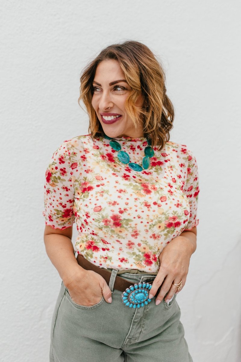 Feeling Brand New Top - Macoma Boutique100 Short Sleeve