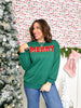 Feeling Festive Sweater In Green - Reg & Curvy - Macoma Boutique130 Sweaters