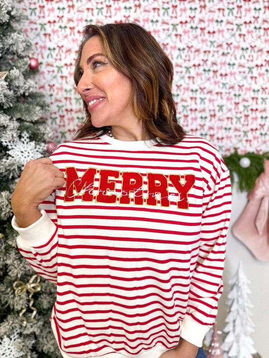 Feeling Festive Sweater In Red - Reg & Curvy - Macoma Boutique130 Sweaters