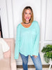Feeling Good Top in Paradise Mint - FINAL SALE - Macoma Boutique120 Long Sleeve