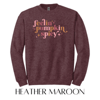 Feeling Pumpkin Spicy Graphic Pullover - FINAL SALE