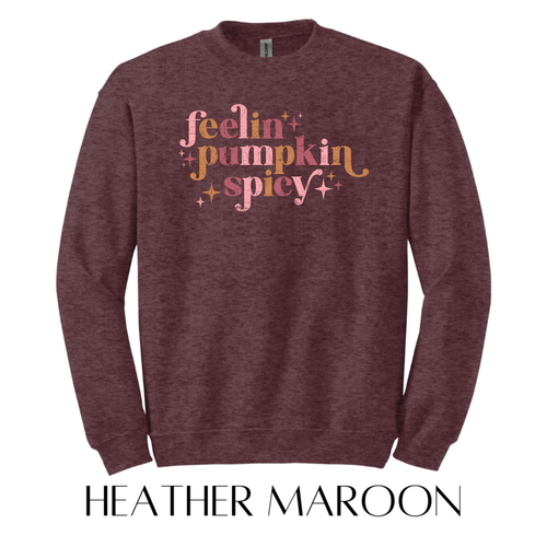 Feeling Pumpkin Spicy Graphic Pullover - FINAL SALE - Macoma Boutique555 Presales
