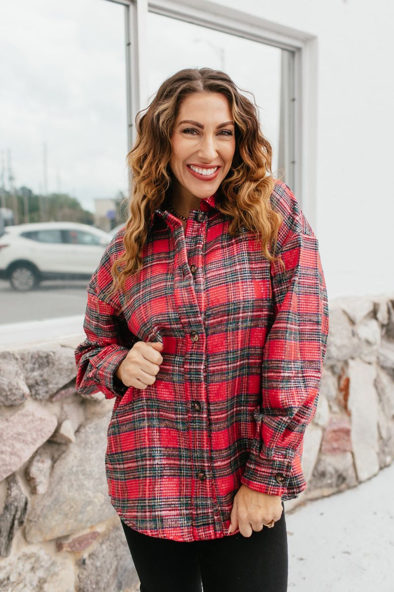 Festive Flicker Top - Macoma Boutique120 Long Sleeve