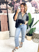 Fierce & Feminine Zip Jacket - Macoma Boutique100 Short Sleeve