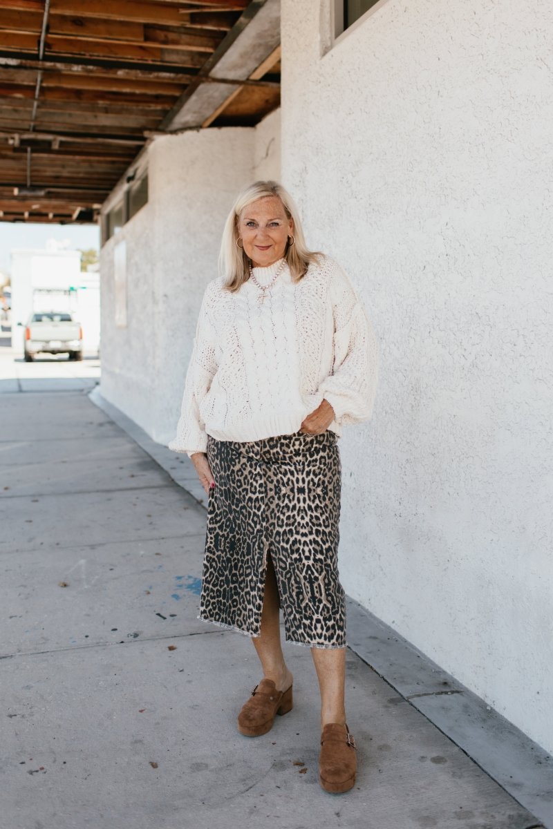 Fierce & Flirty Leopard Skirt