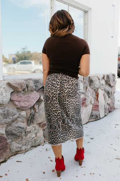 Fierce & Flirty Leopard Skirt - Macoma Boutique200 Skirts