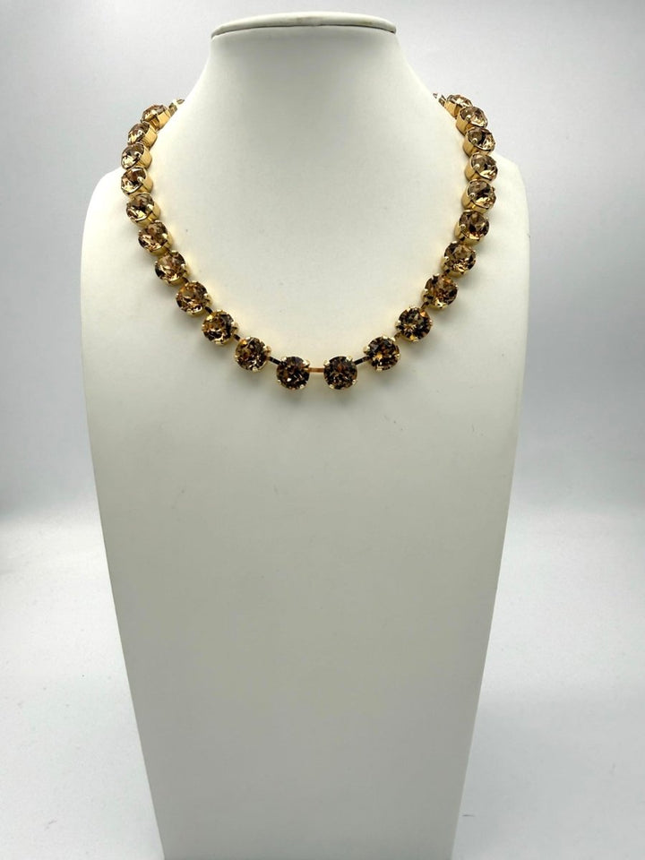 Fifth Avenue Necklace In Champagne - Macoma Boutique315 Jewelry