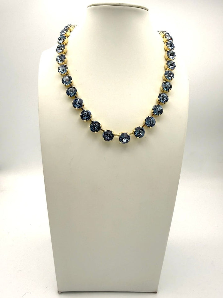 Fifth Avenue Necklace In Denim Blue - Macoma Boutique315 Jewelry