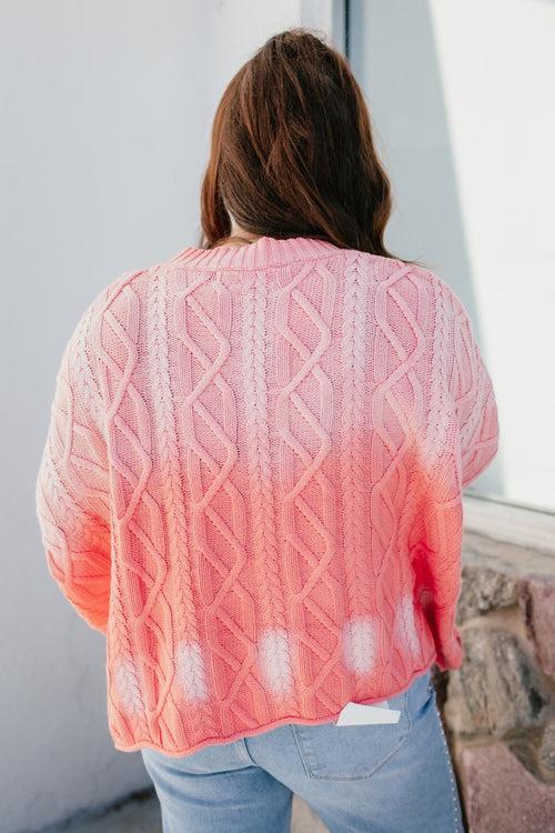 Fireside Cozy Sweater In Coral - Macoma Boutique130 Sweaters