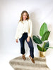 Fireside Cozy Sweater In Ivory - Macoma Boutique130 Sweaters