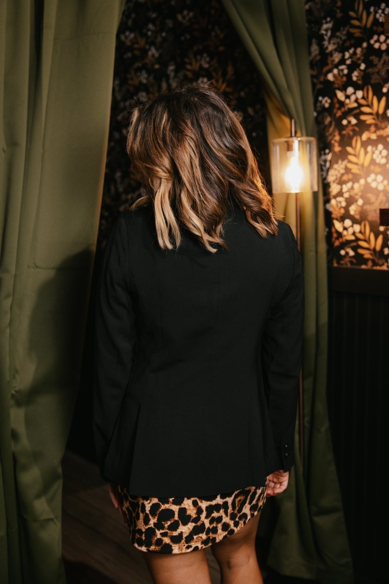 First Class Rhinestone Blazer - Macoma Boutique240 Jackets/Blazers
