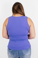 Flawless Fit Tank Top in Very Periwinkle - Reg/Curvy - FINAL SALE - Macoma Boutique110 Tanks