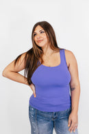 Flawless Fit Tank Top in Very Periwinkle - Reg/Curvy - FINAL SALE - Macoma Boutique110 Tanks