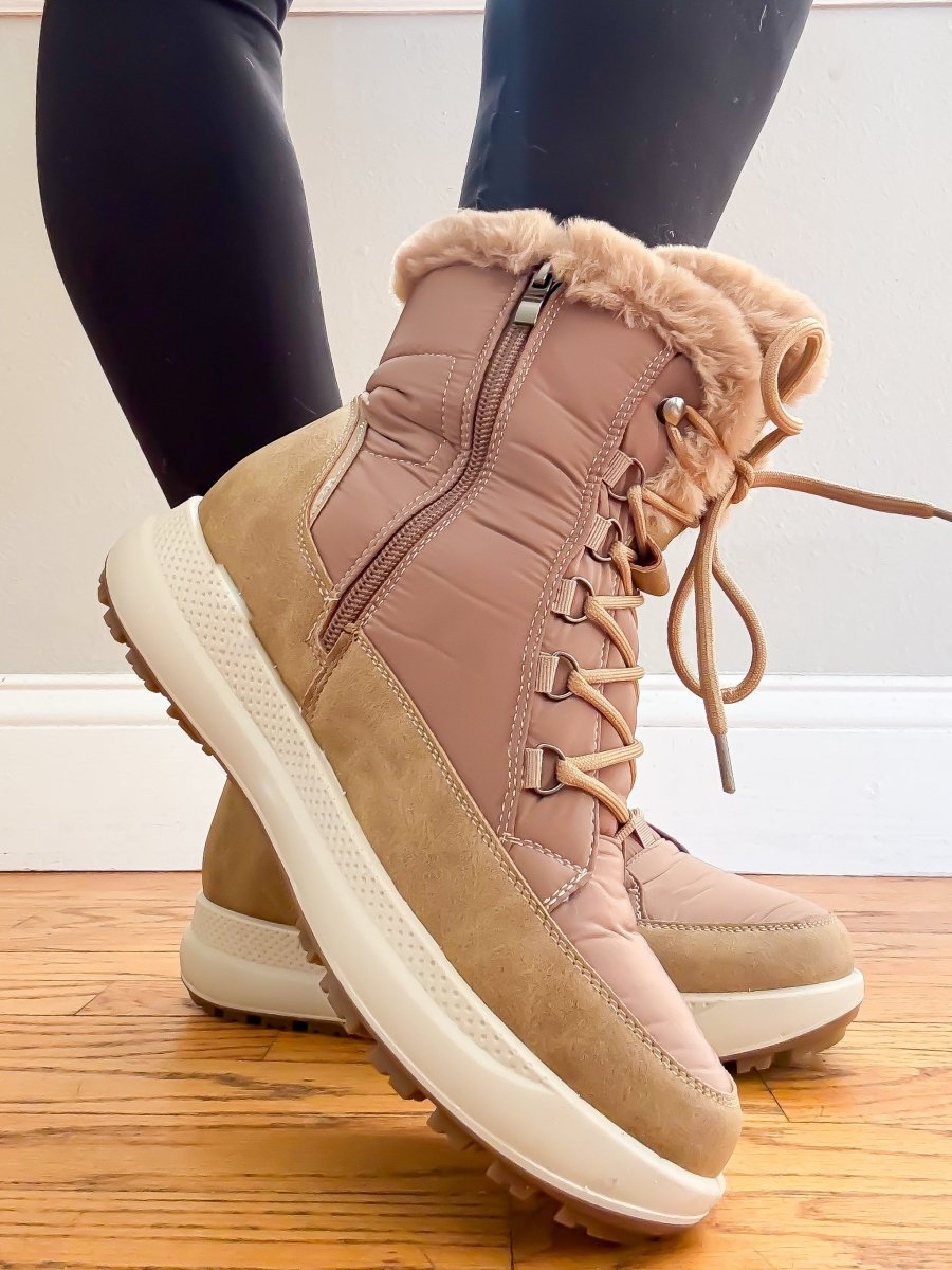 Flexus Taupe Laroui Boots - Macoma Boutique303 Mules & Boots