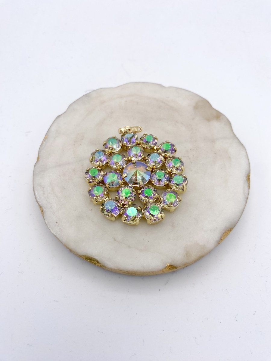 Floral Burst Charm in Iridescent Purple - Macoma Boutique315 Jewelry