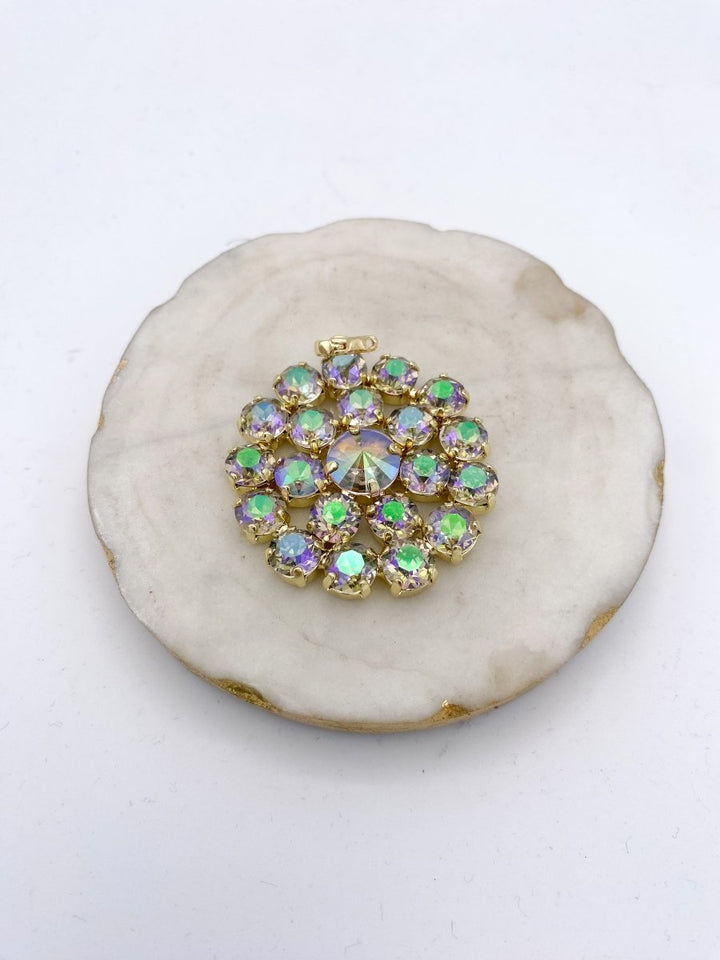 Floral Burst Charm in Iridescent Purple - Macoma Boutique315 Jewelry