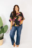 Floral Fever Top - Reg & Curvy - Macoma Boutique100 Short Sleeve
