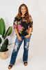 Floral Fever Top - Reg & Curvy - Macoma Boutique100 Short Sleeve