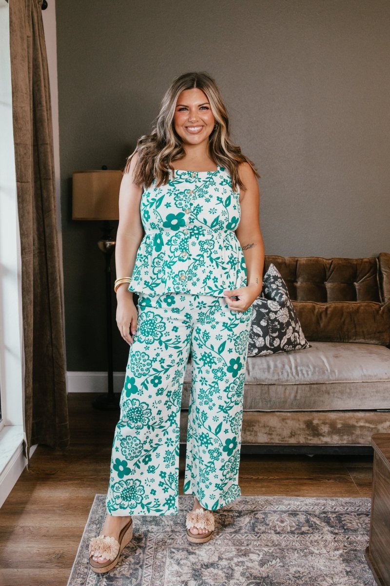 Floral Frenzy Pants - Macoma Boutique210 Other Bottoms