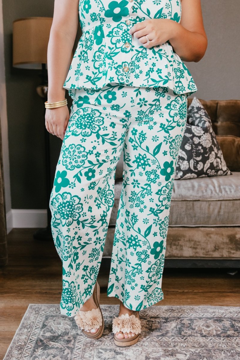 Floral Frenzy Pants - Macoma Boutique210 Other Bottoms