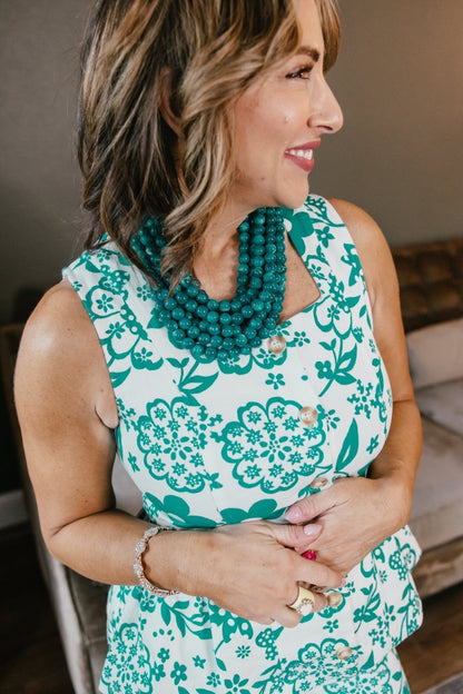 Floral Frenzy Top - Macoma Boutique110 Tanks