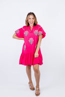 Flourish and Flounce Dress in Fuchsia - Reg/Curvy - FINAL SALE - Macoma Boutique250 Dresses