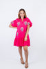 Flourish and Flounce Dress in Fuchsia - Reg/Curvy - FINAL SALE - Macoma Boutique250 Dresses