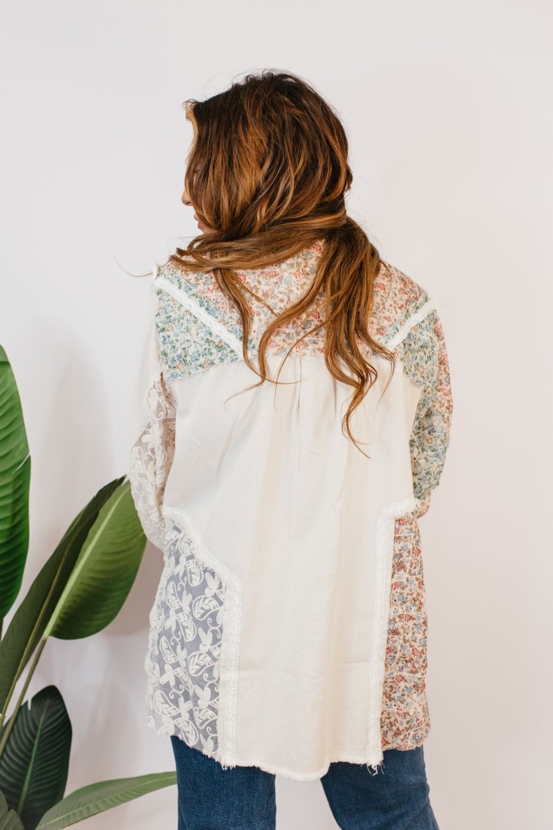 Flower Patches Jacket - Macoma Boutique230 Outerwear