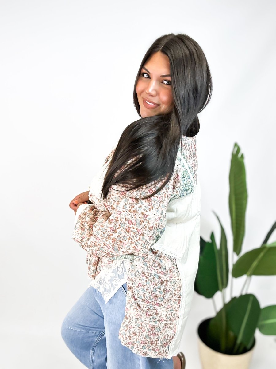 Flower Patches Jacket - Macoma Boutique230 Outerwear