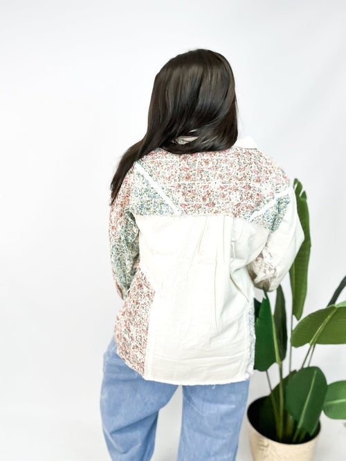 Flower Patches Jacket - Macoma Boutique230 Outerwear