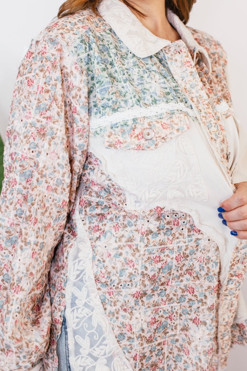 Flower Patches Jacket - Macoma Boutique230 Outerwear