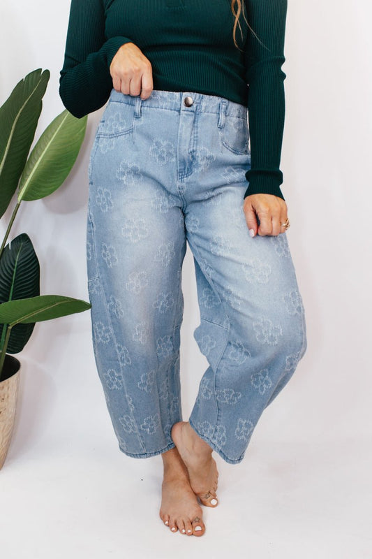Flower Power Denim - Macoma Boutique170 Denim