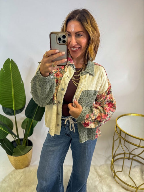 Flower Weather Top - Macoma Boutique230 Outerwear