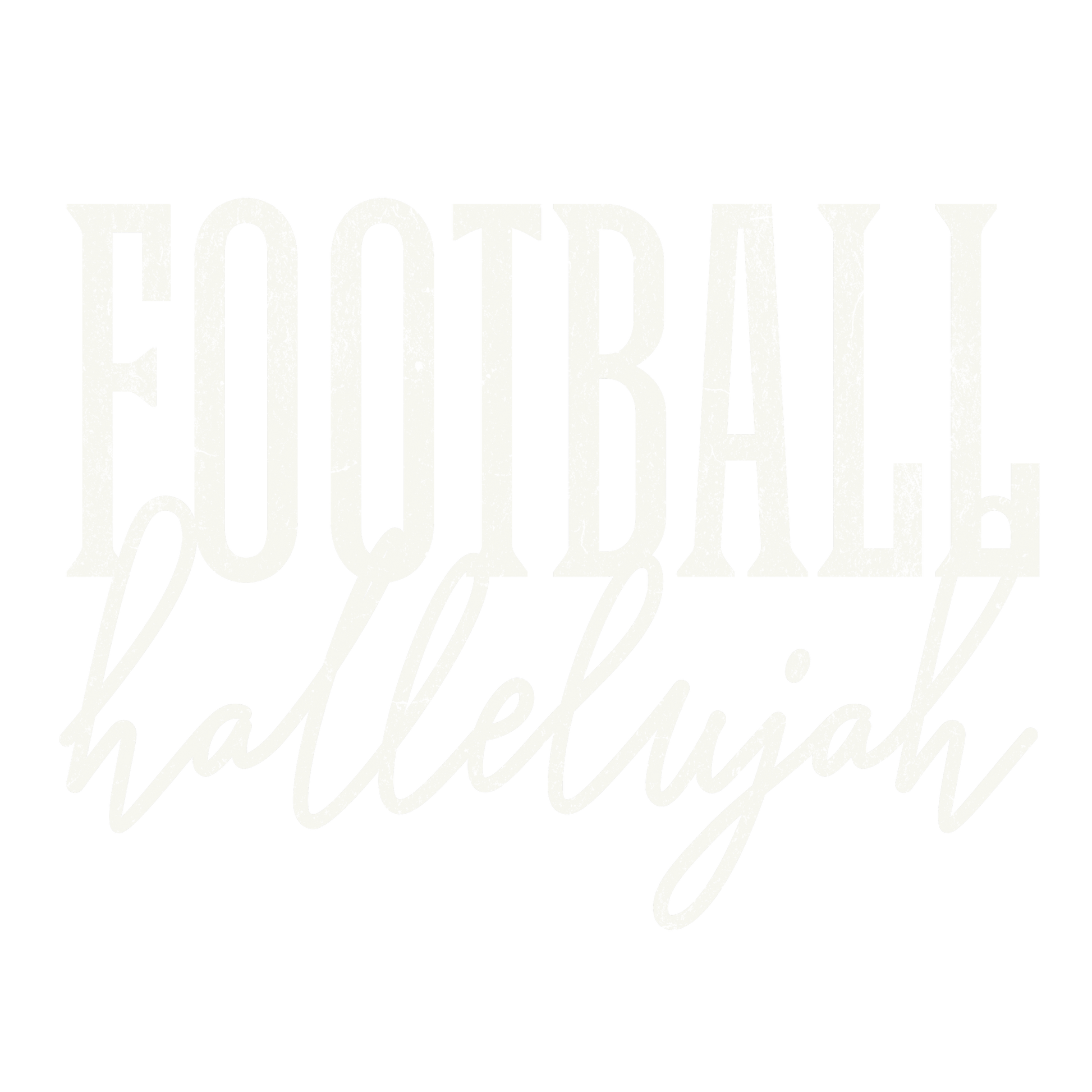 Football Hallelujah Graphic Tee - FINAL SALE