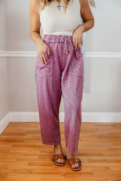 Forget Me Not Pants In Magenta - Macoma Boutique210 Other Bottoms