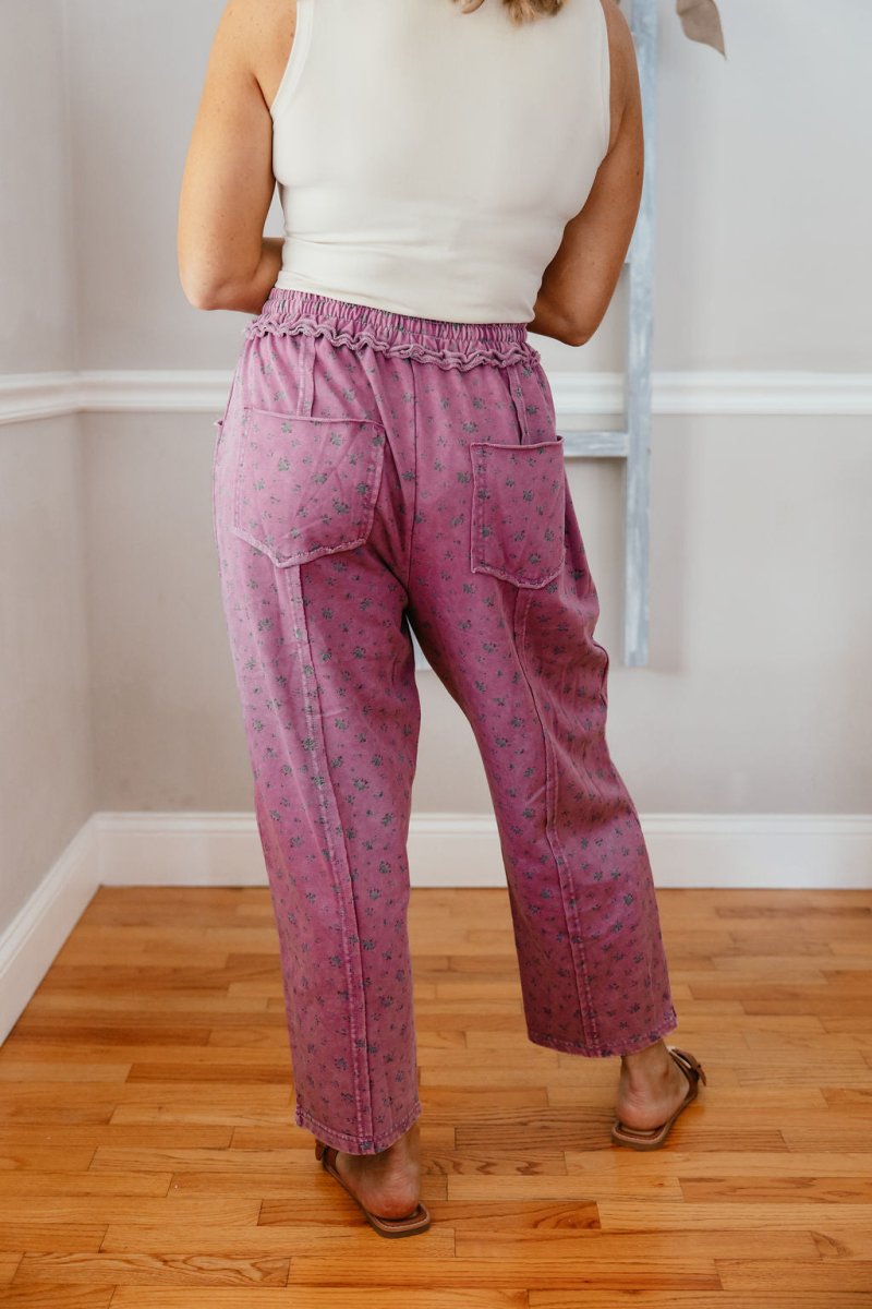 Forget Me Not Pants In Magenta - Macoma Boutique210 Other Bottoms