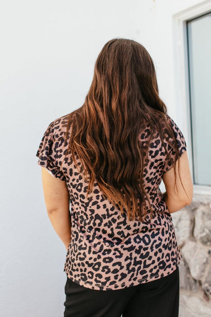 Fresh Picked Top In Leopard - Reg & Curvy - Macoma Boutique100 Short Sleeve