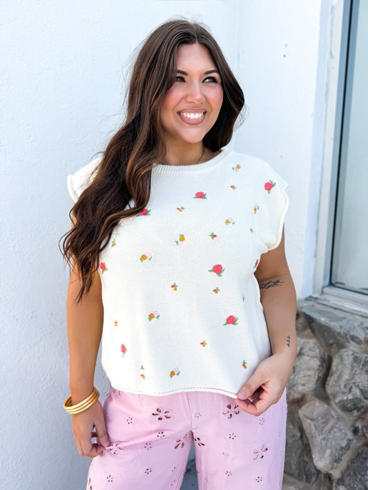 Fruity Tootie Sweater Vest - Macoma Boutique130 Sweaters