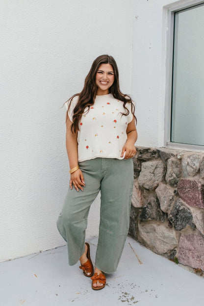 Fruity Tootie Sweater Vest - Macoma Boutique130 Sweaters